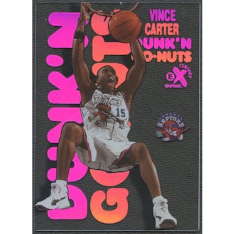 1998/99 E-X Century #12 Vince Carter Dunk 'N Go Nuts