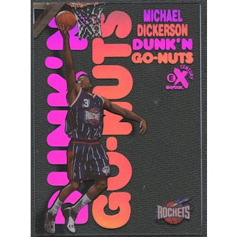1998/99 E-X Century #18 Michael Dickerson Dunk 'N Go Nuts