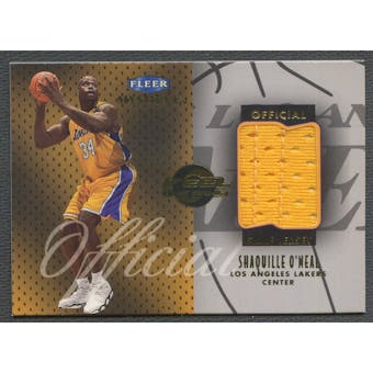 1999/00 Fleer Mystique #6 Shaquille O'Neal Feel the Game Jersey