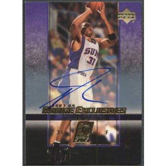 2003/04 Upper Deck Rookie Exclusives #A44 Shawn Marion Auto