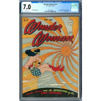 Wonder Woman #21 CGC 7.0 (W) *1990275009*