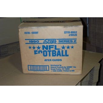 1990 Score Series 2 Football Wax 20-Box Case