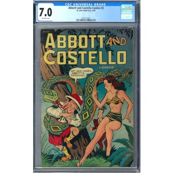 Abbott and Costello Comics #2 CGC 7.0 (OW) *1991213001*