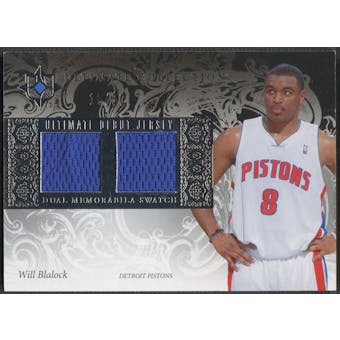 2006/07 Ultimate Collection #UDWB Will Blalock Debut Rookie Jersey #10/50