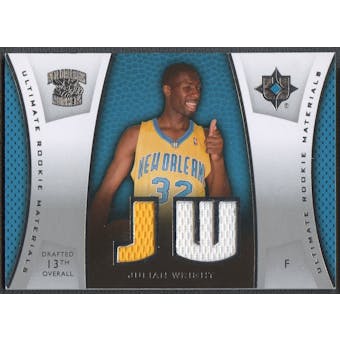2007/08 Ultimate Collection #JW Julian Wright Materials Rookie Jersey
