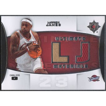 2007/08 Ultimate Collection #LJ LeBron James Materials Jersey