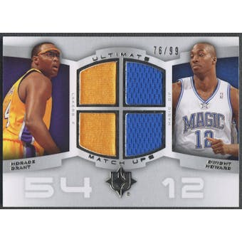 2007/08 Ultimate Collection #GH Horace Grant & Dwight Howard Matchups Jersey #76/99