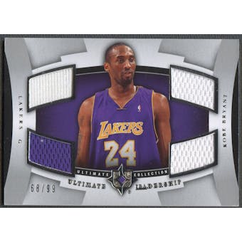 2007/08 Ultimate Collection #KB Kobe Bryant Leadership Jersey #68/99