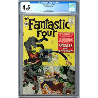 Fantastic Four #2 CGC 4.5 (OW-W) *1991969001*