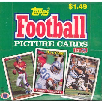 1991 Topps Football Jumbo Box