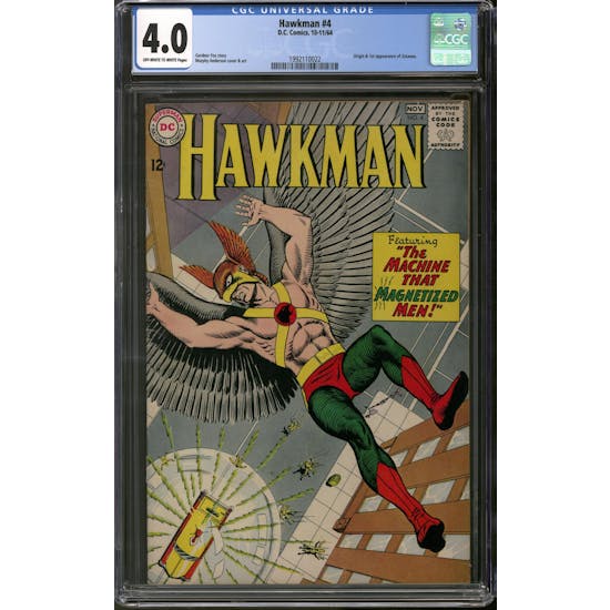Hawkman #4 CGC 4.0 (OW-W) *1992110022*