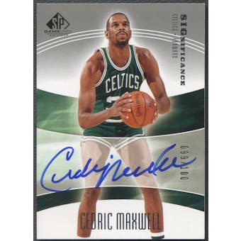 2004/05 SP Game Used #CE Cedric Maxwell SIGnificance Auto #099/100