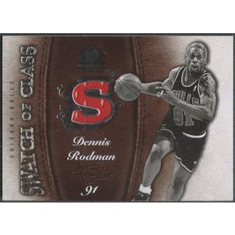2007/08 SP Game Used #SCDE Dennis Rodman Swatch of Class Jersey