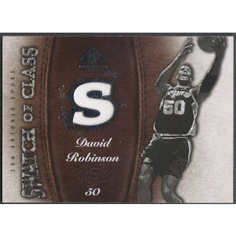 2007/08 SP Game Used #SCDR David Robinson Swatch of Class Jersey