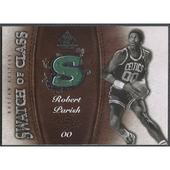 2007/08 SP Game Used #SCRP Robert Parish Swatch of Class Jersey