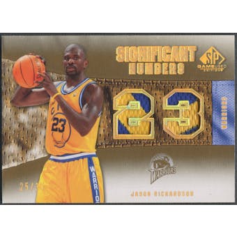 2007/08 SP Game Used #JR Jason Richardson Significant Numbers Patch #25/35