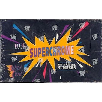 1993 Wild Card Superchrome Hi # Football Hobby Box