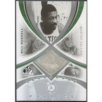 2005/06 SP Game Used #BR Bill Russell Legendary Fabrics Jersey