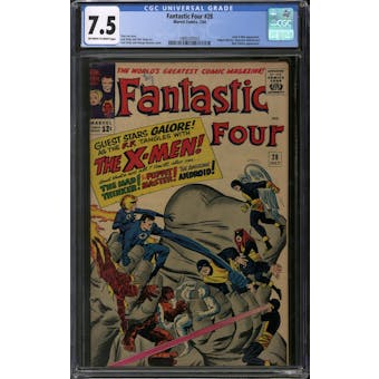 Fantastic Four #28 CGC 7.5 (OW-W) *1995107010*