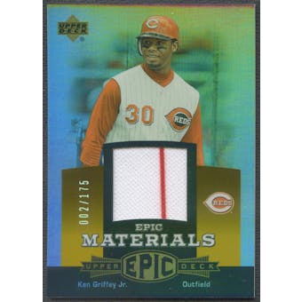 2006 Upper Deck Epic #KG3 Ken Griffey Jr. Materials Orange Jersey #002/175