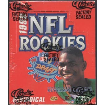 1996 Classic NFL Rookies Football Jumbo Box