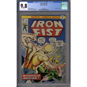 Iron Fist #4 CGC 9.8 (W) *1997401006*