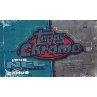 1998 Topps Chrome Football 24 Pack Box
