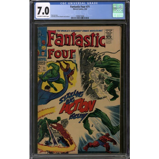 Fantastic Four #71 CGC 7.0 (OW-W) *1999615008*