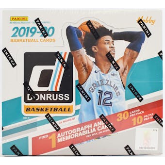2019/20 Panini Donruss Basketball Hobby Box