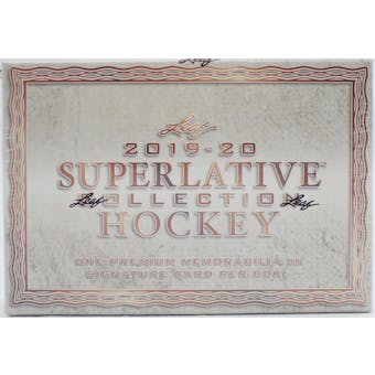 2019/20 Leaf Superlative Collection Hockey Hobby Box