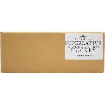 2019/20 Leaf Superlative Collection Hockey Hobby 12-Box Case