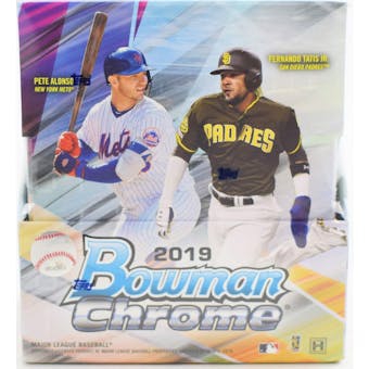 2019 Bowman Chrome Baseball Hobby 6-Box- DACW Live 28 Spot Random Team Break #1