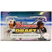 2019 Bowman Draft Baseball Hobby Jumbo Box