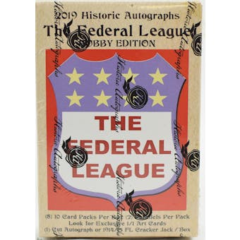 2019 Historic Autographs Federal League Baseball Hobby Box