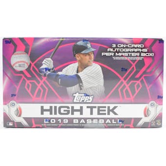 2019 Topps High Tek Baseball 12-Box Case- DACW Live 30 Spot Pick Your Team Break #2