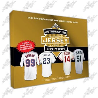 2020 Leaf Autographed Baseball Jersey Edition Hobby Box