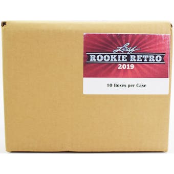 2019 Leaf Rookie Retro Hobby 10-Box Case