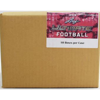 2019 Leaf Ultimate Football Hobby 10-Box Case