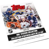 2019/20 Topps NHL Hockey Sticker Collection Album