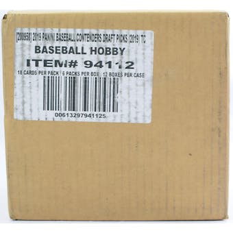 2019 Panini Contenders Draft Picks Baseball Hobby 12-Box Case