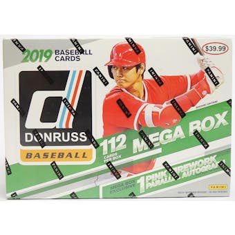 2019 Panini Donruss Baseball Mega Box (Lot of 3)