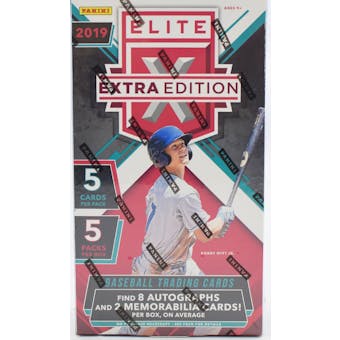 2019 Panini Elite Extra Edition Baseball Hobby Box