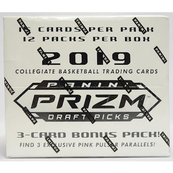 2019/20 Panini Prizm Draft Basketball Multi Cello 12-Pack Box
