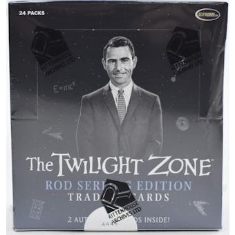 Twilight Zone Rod Serling Edition Trading Cards Box (Rittenhouse 2019)