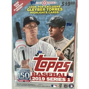 2019 Topps Series 1 Baseball 7-Pack Blaster Box (Gleyber Torres Highlights!)