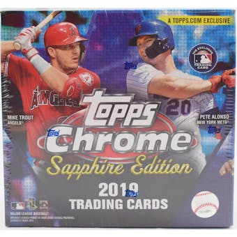 2019 Topps Chrome Sapphire Edition Baseball Box