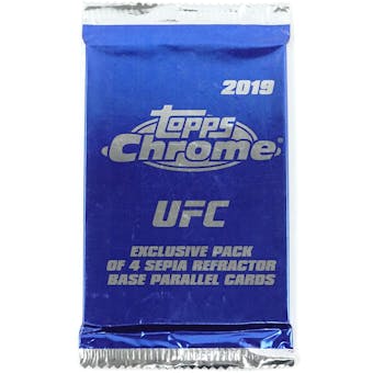 2019 Topps UFC Chrome Exclusive Blaster Pack (Sepia Refractor Parallels!)