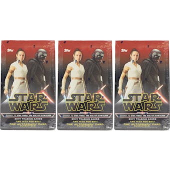 Journey to Star Wars The Rise of Skywalker Hobby Box (Topps 2019) (Lot of 3)