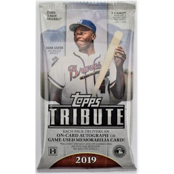 2019 Topps Tribute Baseball Hobby Pack