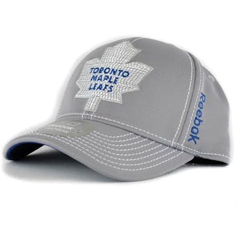 Toronto Maple Leafs Reebok Second Season Cap Grey Fitted Hat (Adult L/XL)